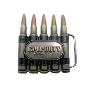 China 2D or 3D Zinc Alloy World At War Belt Buckle / Custom Made Buckles with Antique Brass and Copper Plating on sale