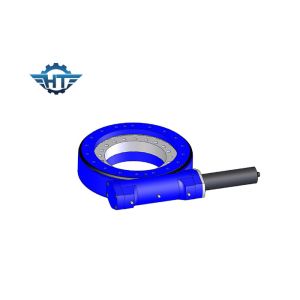 Enclosed Housing IP66 Worm Gear Slew Drive With 24V DC Motors For Solar Tracking