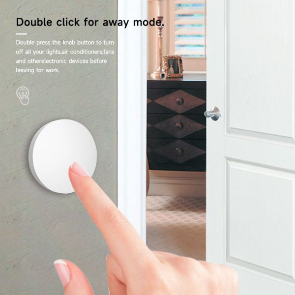 SIXWGH Tuya ZigBee Smart Button Switch Wireless Remote Control One Key Multi-Scene Controller Compatible Android Smart Home