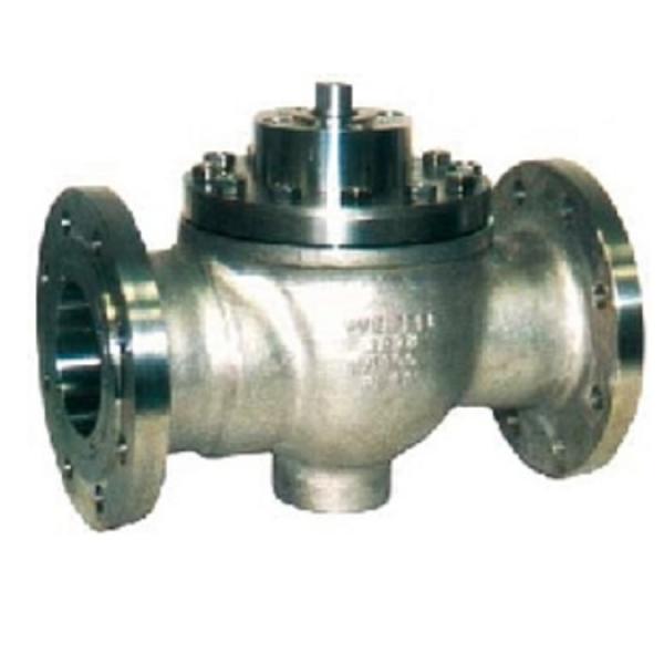 DIN Version Rotary Plug Electric Control Valve With -200 - 450°C / -328 - 842°F