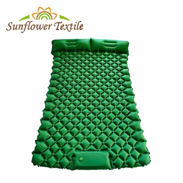 Quality 200x122x7cm Milk Silk Foldable Camping Bed Self Inflating Sleeping Pad for sale
