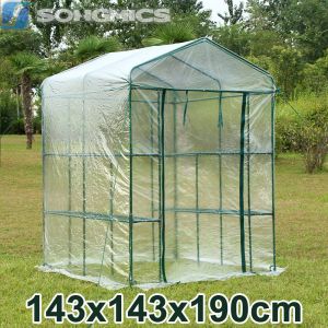 Polyethylene Walk In Tunnel Greenhouse UV Protection Strong Impact Resistance