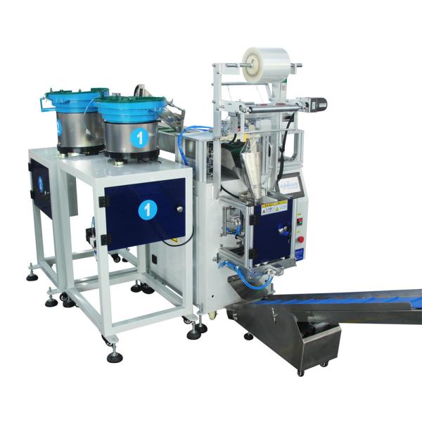 Automatic Screw Spare Part Counting Packaging Machine With Two Vibration Bowl