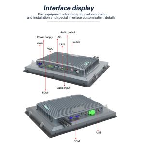 2LAN 6COM 8USB HD-MI VGA Mini Pc Intel Core I3 I5 I7 Celeron J4125 Fanless
