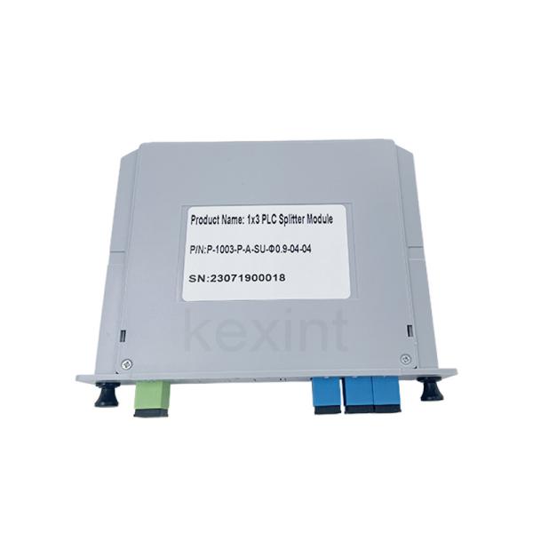 1x3 SC UPC LGX Single Mode Optical PLC Splitter Low Insertion Loss Small Size