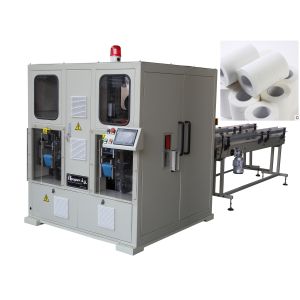 Wholesale Roll Tissue Cutting Machine Roll Paper Log Saw Fully Automatic from china suppliers