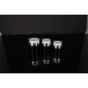 hand lip crystal pump empty square white Screen Printing Airless 30ml Cosmetic