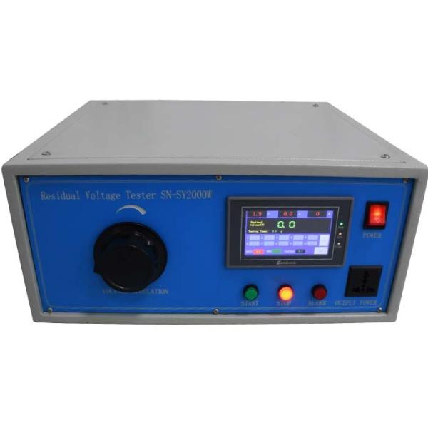 Quality IEC 60335-1 Clause 22.5 Residual Voltage Tester Testing Range 5~150V Test Impedance ≥1000 MΩ for sale