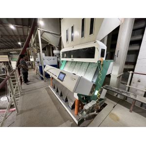 Chute Type Rice Paddy Separator Machine High Level AI Self Learning Intelligent