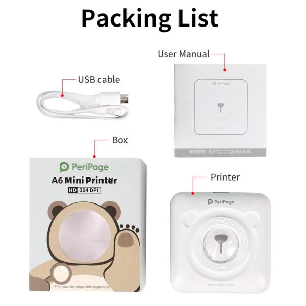 Classrooms Application Android Label Thermal Transfer Barcode Thermal Picture Printer