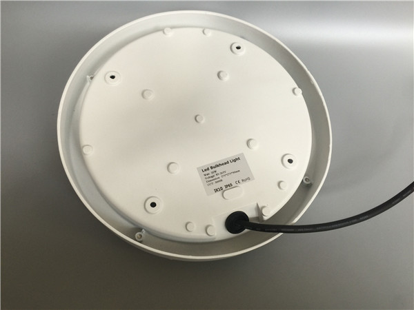 External LED Bulkhead Light White Housing Color With Aluminum + PC Material PF>0.9