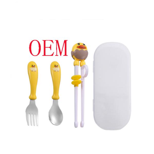 Custom Spoon Funny Silicone Kids Children Trainer Washable Reusable Home