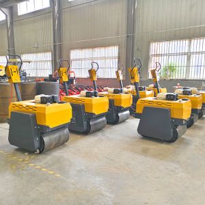 Factory Direct Sales Mini Road Roller Compactor CE 0.5Ton Walk Behind Vibratory