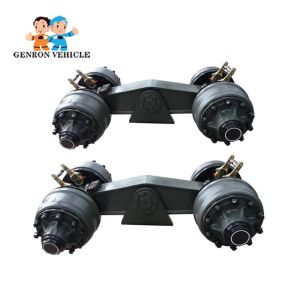 Export New Popular 40T 60T 80T two Line four Axle Suspension for Trailer Parts