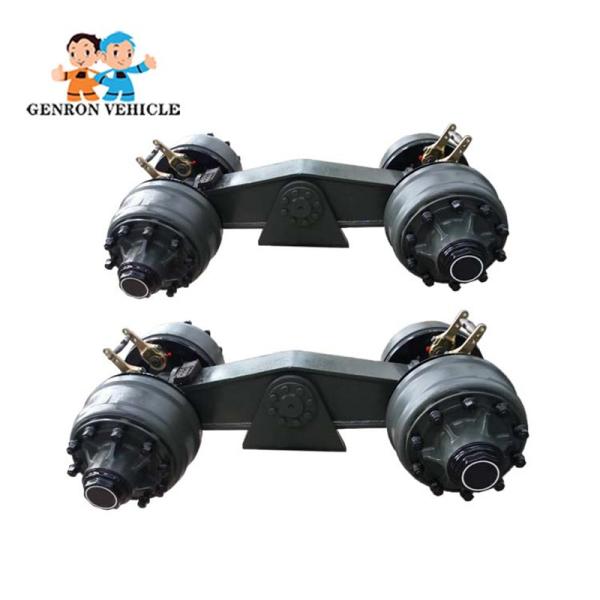 Export New Popular 40T 60T 80T two Line four Axle Suspension for Trailer Parts