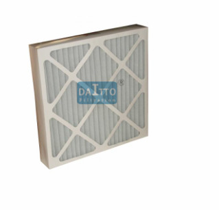 Customized Pleated Panel Filter , High Performance Air Filter 4" Nominal