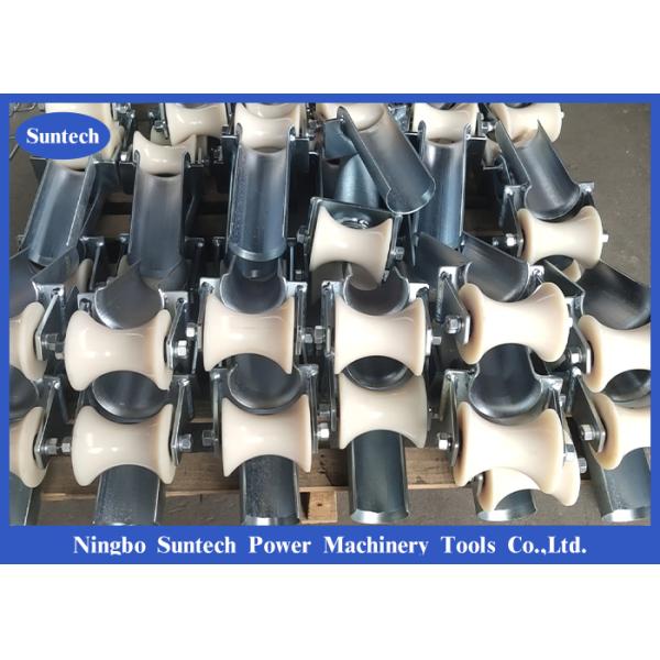 Electrical Bellmouth Split Lock 80mm Cable Roller For Pulling Cables