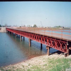 Wholesale Galvanized Steel Bailey Bridge With 1448mm Panel Height from china suppliers