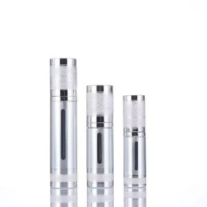 Customized Airless Pump Bottle 15ml 30ml 50ml Plastic Aluminum