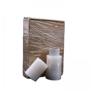 China Plastic Film Juice Clear Mini Jumbo Roll Stretch Stretch Wrapping Film Roll Pallet on sale