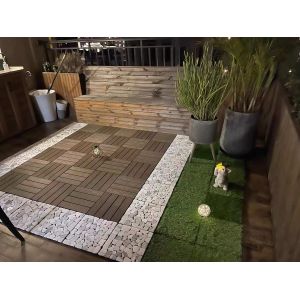 300mm*300mm WPC Decking for Environmentally Friendly Decking / Fencing / Railing