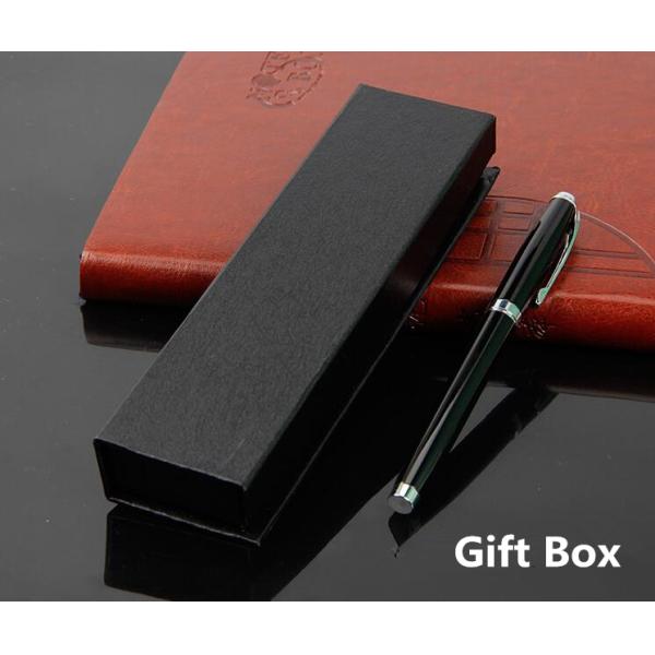 Black color Executive Metal Roller Pen Cap logo pen With Gift Box