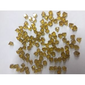 Raw Mono Crystal Industrial Diamond Grit Sharp Corner MCD Yellow Hpht Rough