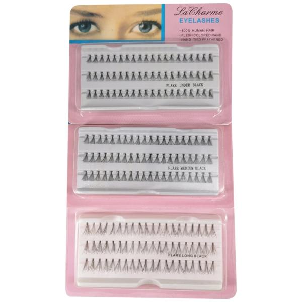 Handmade Synthetic hair Individual Synthetic Natural False Eyelashes