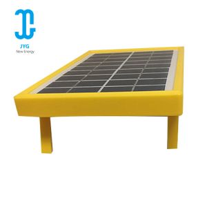 220ma Polysilicon Epoxy Solar Panel 3W 6V Tempered Glassyellow Frame