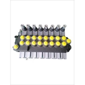 Threaded Mounting Multiway Valve 8 Ways Manual Hydraulic Control Valve
