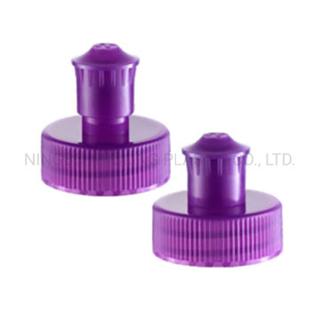 28mm 24mm Plastic Screw Push Pull Cap in Colors Suitable for Various Applications