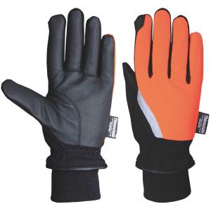 China Winter PU Warm Mechanics Wear Gloves With Thinsulate Lining on sale