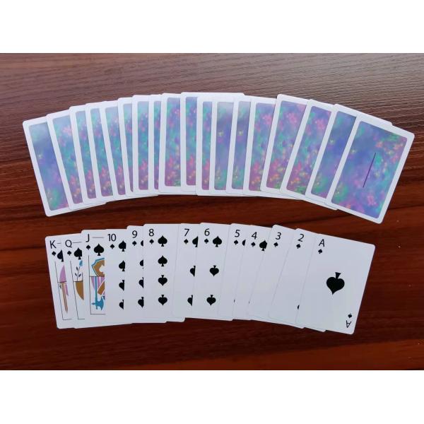 Custom Eco Friendly 300gsm C2S Art Paper Poker Cards 57x87mm