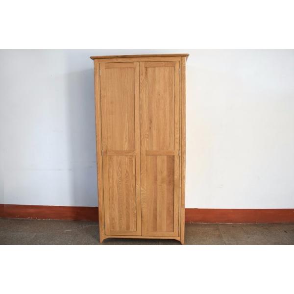Environmental Friendly Particle Board Wardrobe With Cloth Hanging Pipe
