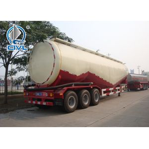 New 58000L Semi Bulk Cement Tank Carrier semi Trailer With Bohai Air Compressor