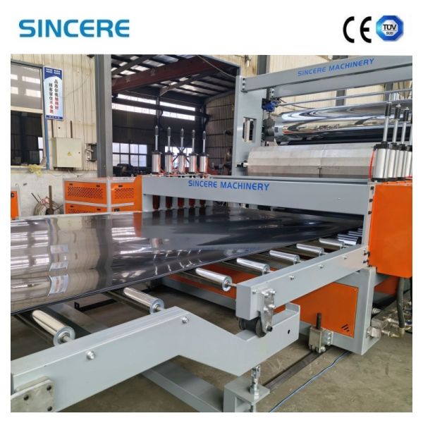 Semi automatic Plastic Sheet Extrusion System for PP raw material providing precise extrusion control and sheet production