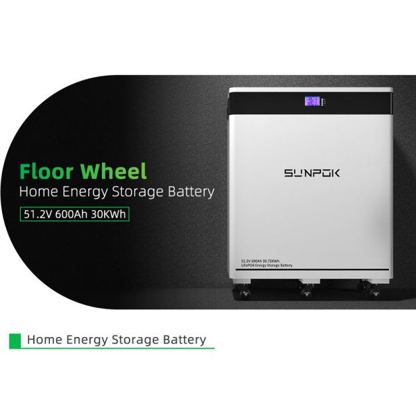 Customization 48V 600Ah LiFePO4 Lithium Battery Solar Panel Split System CAN Communication Home Energy Storage