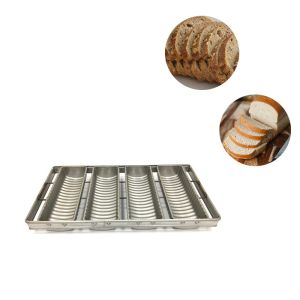 Rk Bakeware China-Aluminum Pullman Toast Baking Pan with Factory Price Bread Tin