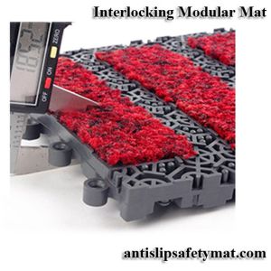 Modular PVC Tiles Rubber Backed Entry Mats 16MM Height