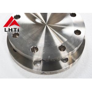 Forged Titanium Blind Flanges 3 4" Gr2 Gr7 CNC Machined Metal Nature Color