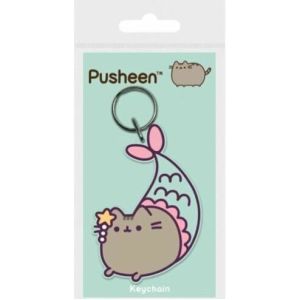 Wholesale Pusheen Rubber PVC Key Ring Pendant Keychain Mermaid Design from china suppliers