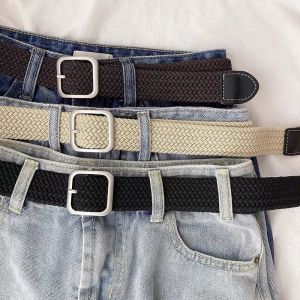 China 3.0cm Women Fabric Elastic Belt Soft 120cm Eco Friendly on sale