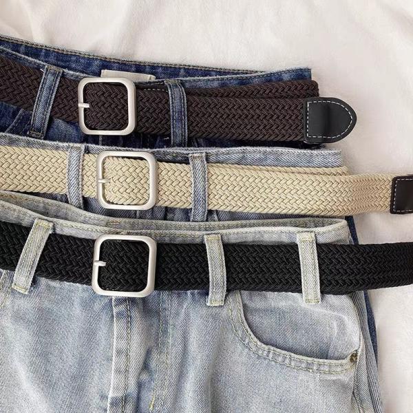 3.0cm Women Fabric Elastic Belt Soft 120cm Eco Friendly
