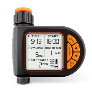 China Manufacturer LCD Display Automatic Electronic Watering Timer / Controller