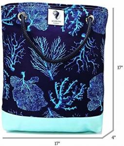 China Colorful 2mm Soft Neoprene Waterproof Beach Bags / Women'S Tote Handbags on sale