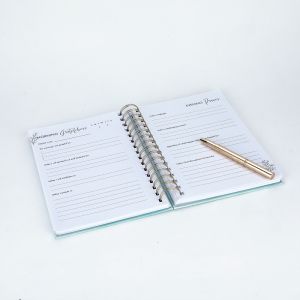 ISO9001 Hardcover Notebook Printing A4 A5 Spiral Notebook Planner For Monthly