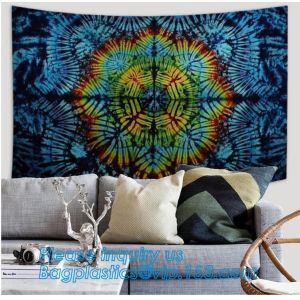 Bohemian wholesale indian tree of life sun moon Custom printed hippie tapestry