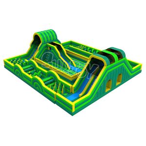 18m Long Ball Pit Interactive Challenge Inflatable Obstacle Course