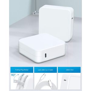 96W USB C PD Charger For MacBook Pro 13 15 16 Inch 2020 2019 2018