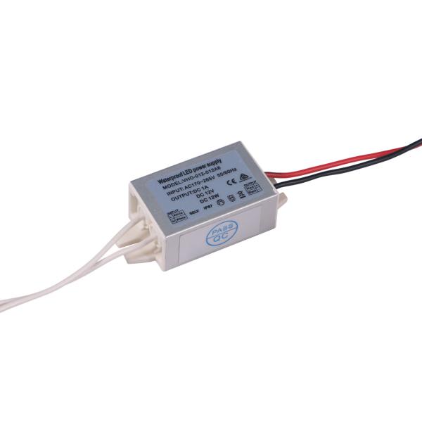 Quality SAA Moistureproof LED Low Voltage Driver , Practical 12V 1A LED Driver for sale
